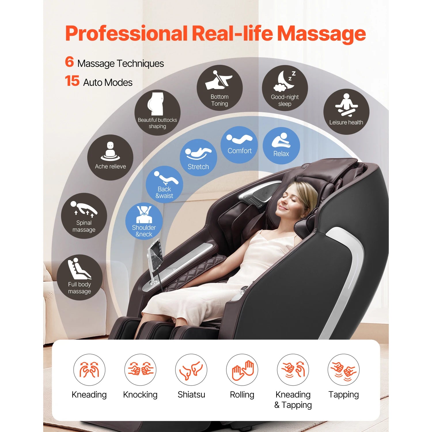 4D Zero Gravity AI Massage Chair