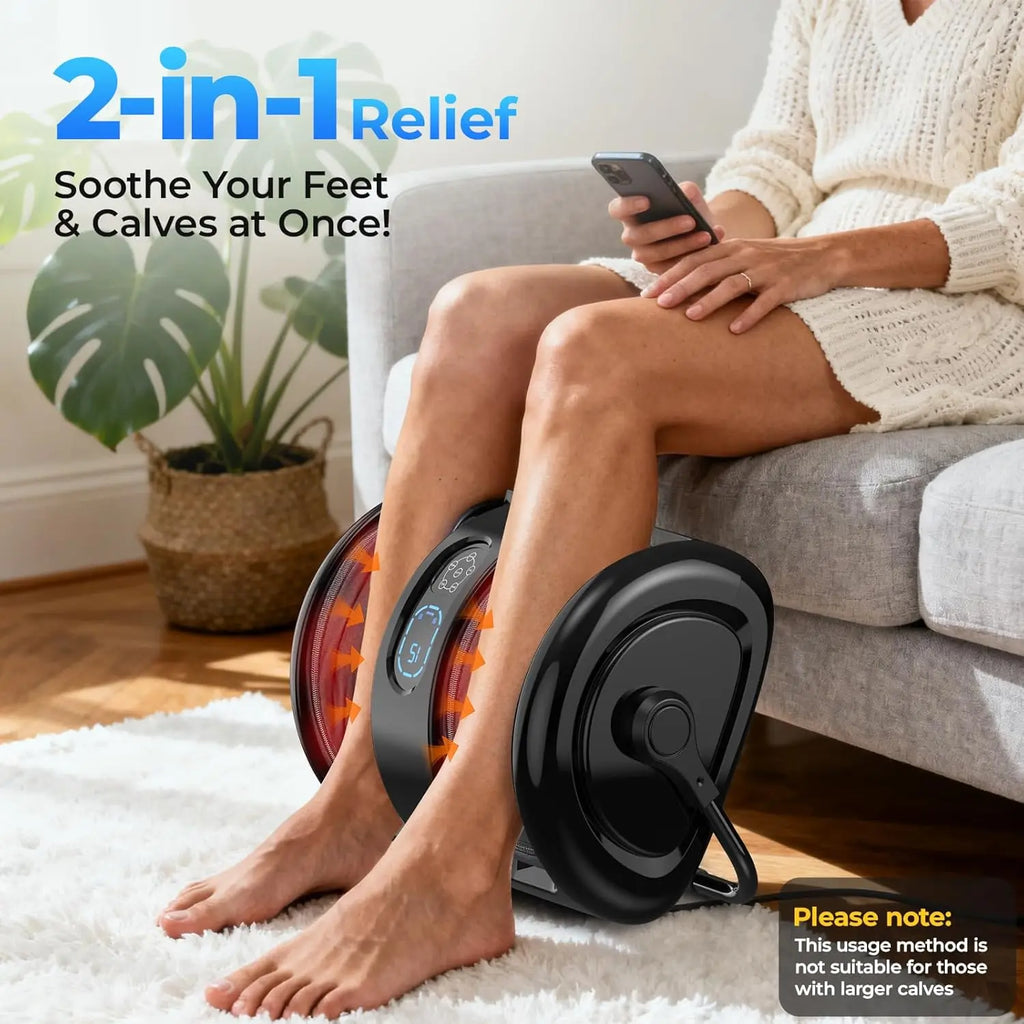 Heated Shiatsu Foot and Calf Massager