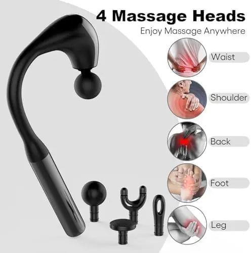 Extended Handle Deep Tissue Massage Gun