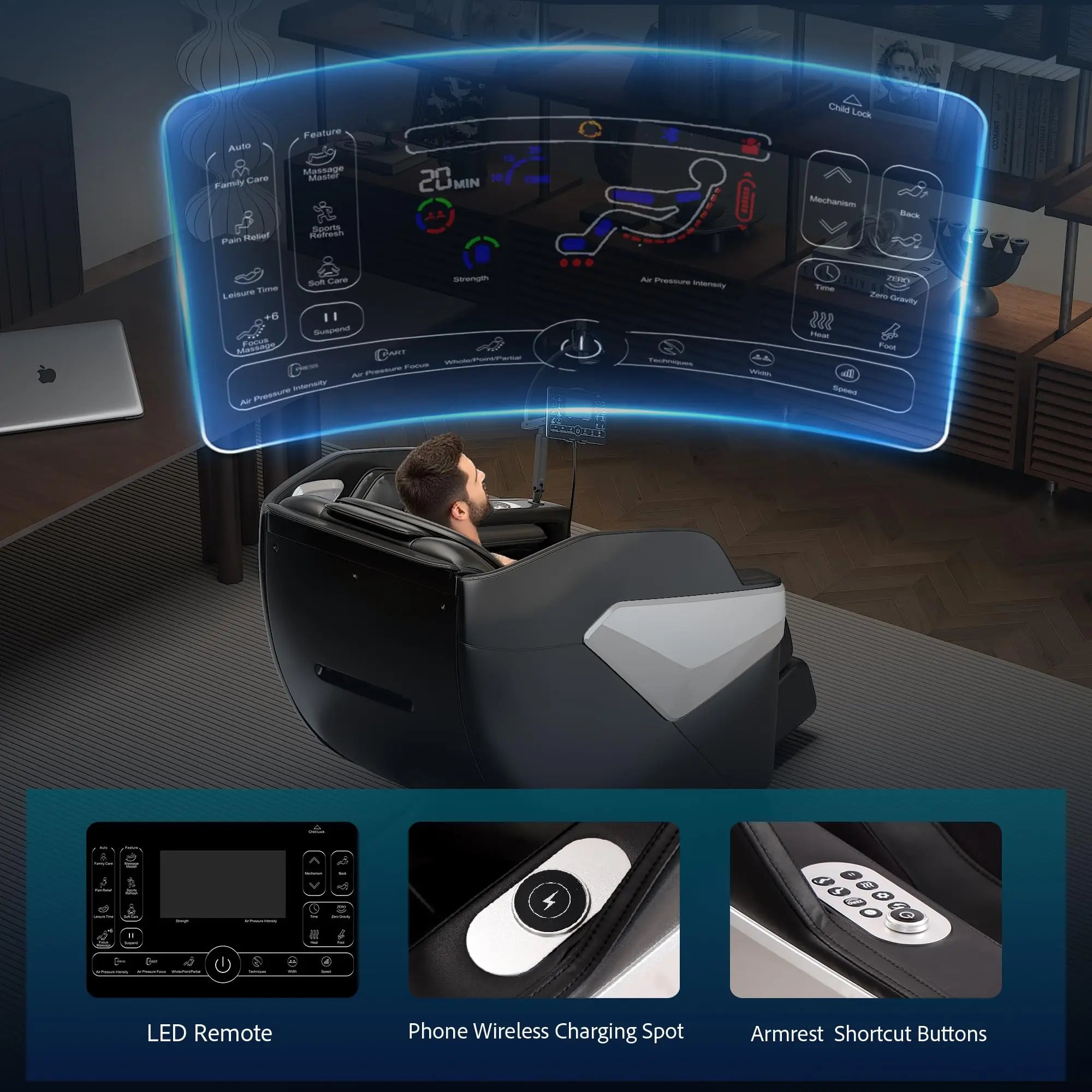 SL Track 3D Massage Chair