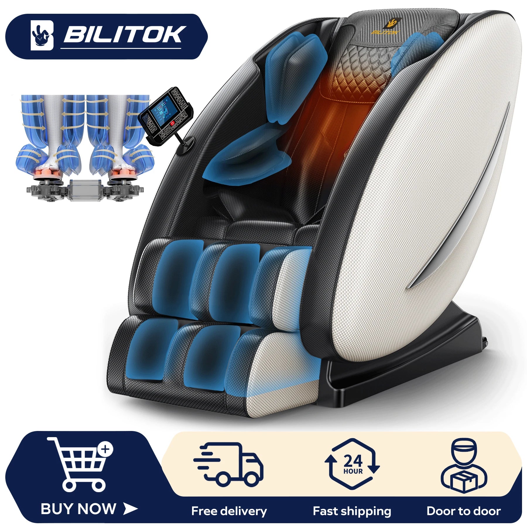 Zero Gravity Massage Chair with Heat