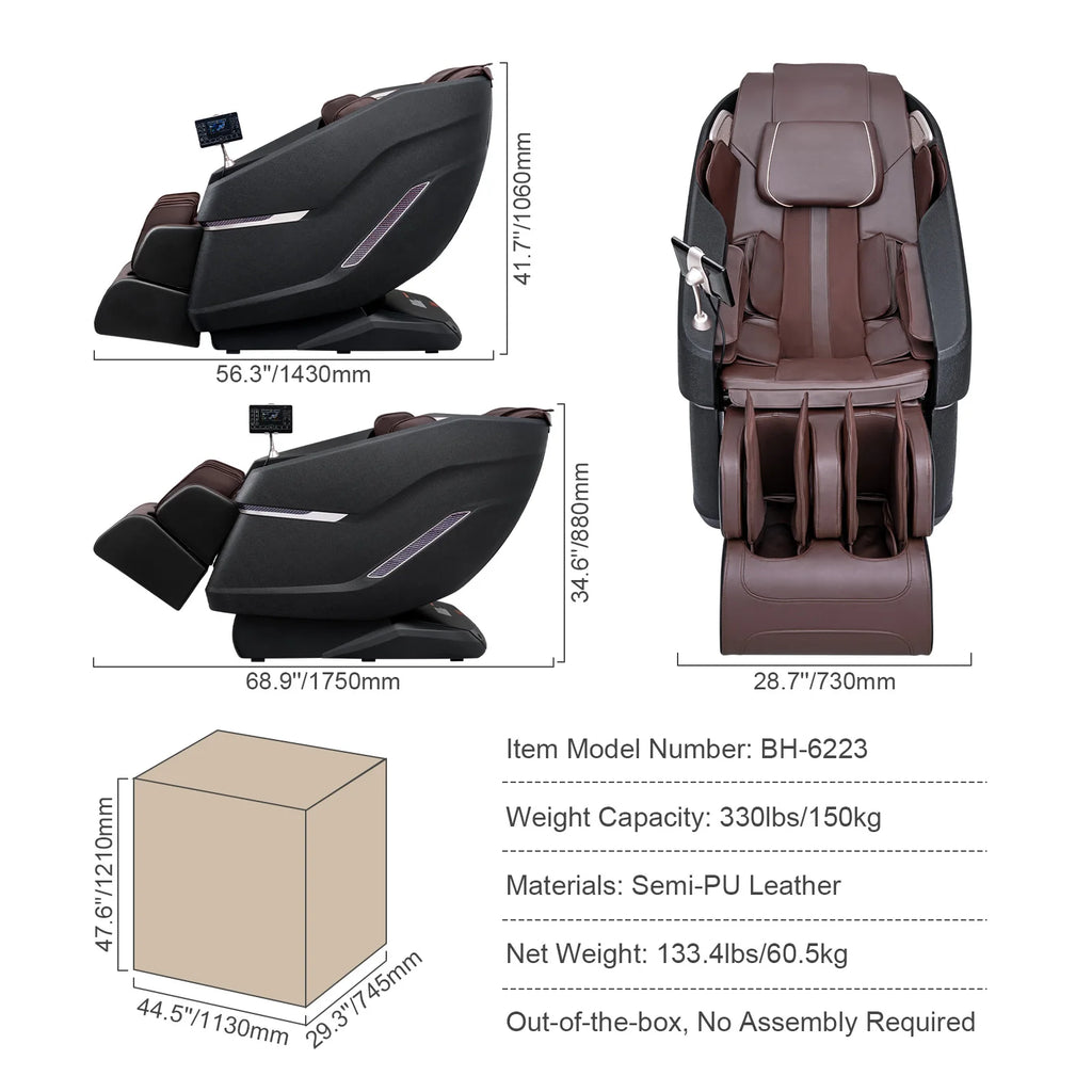 3D Zero Gravity Massage Chair