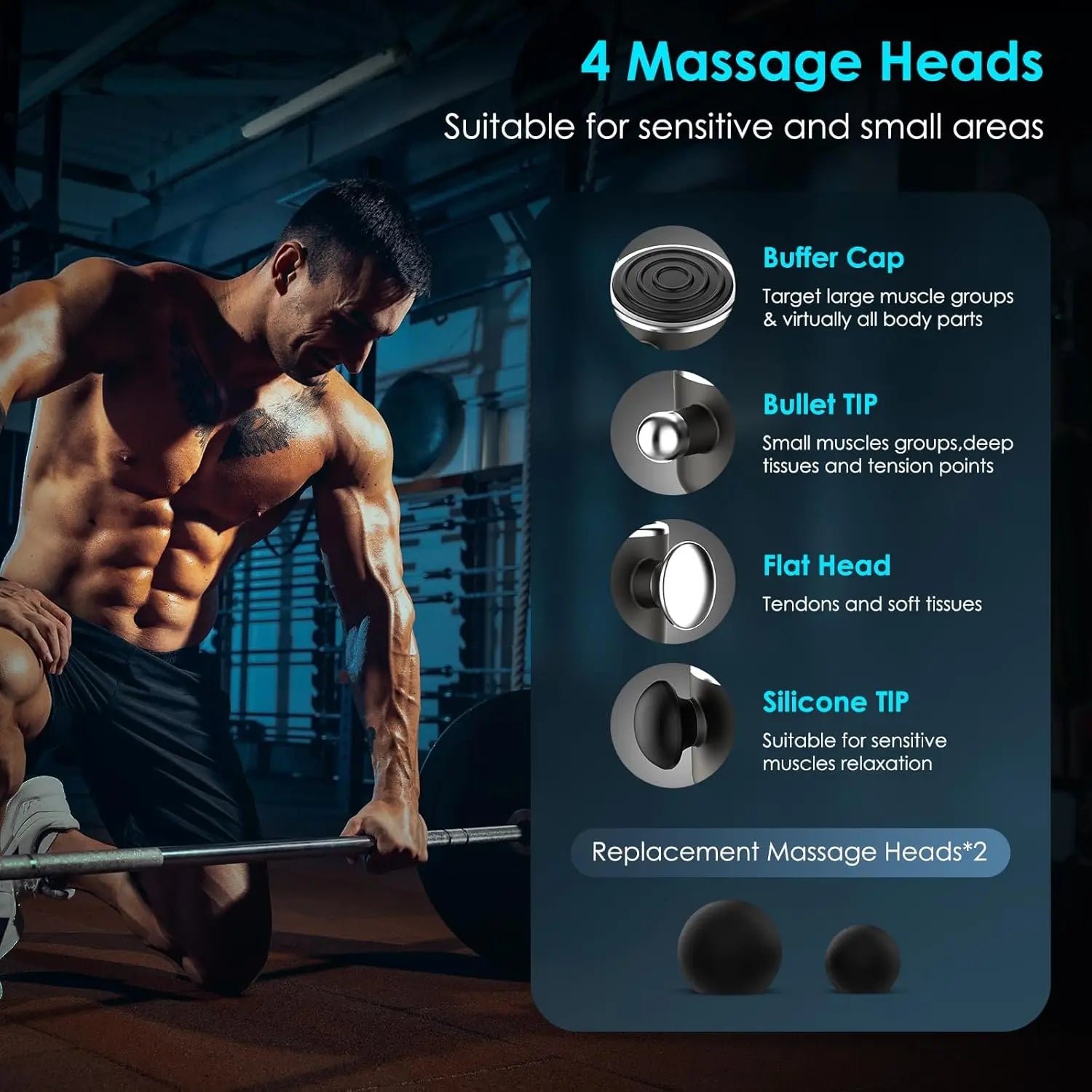 Cordless Deep Tissue Massage Gun