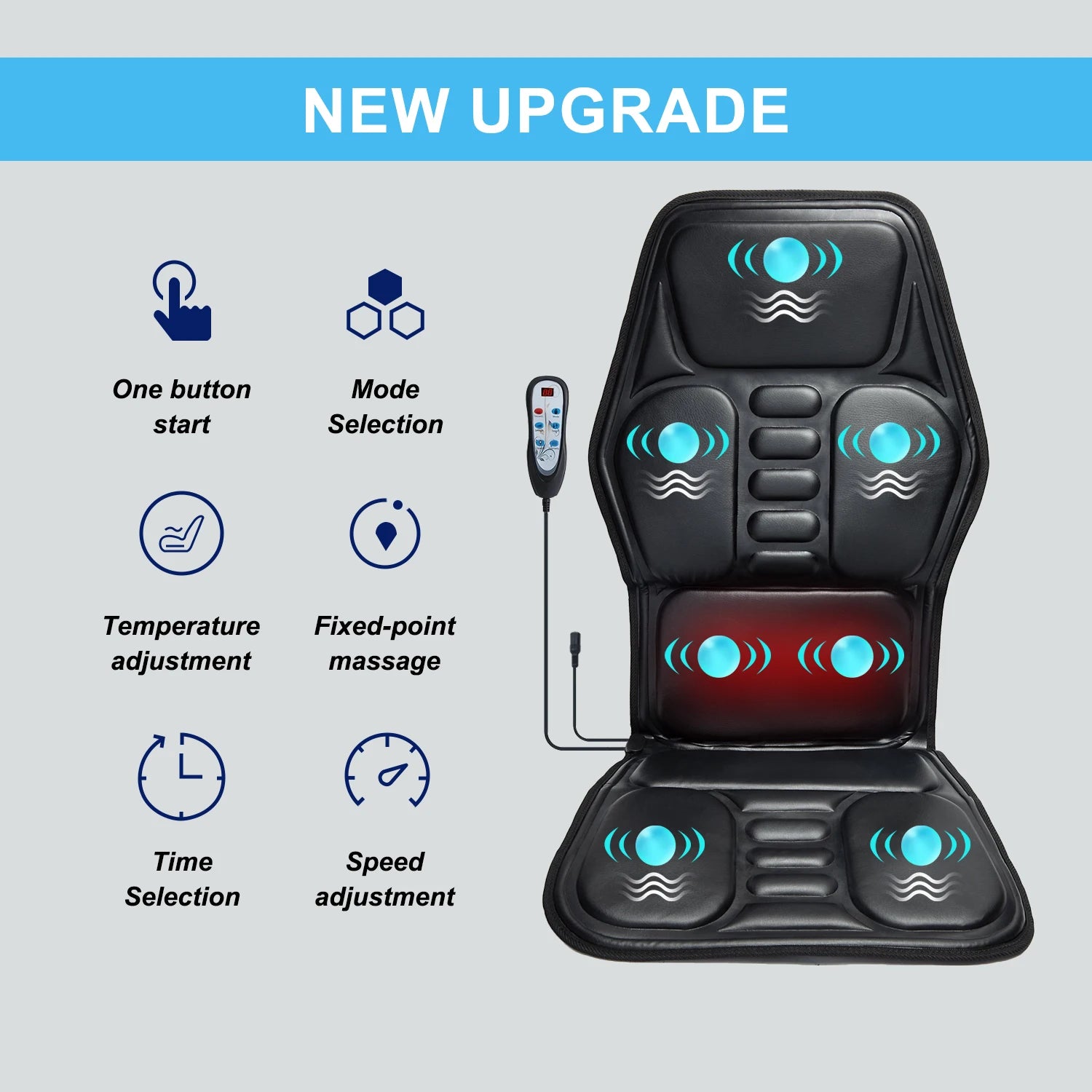 Heated Massage Chair Pad