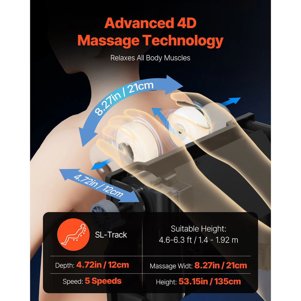 4D Zero Gravity AI Massage Chair