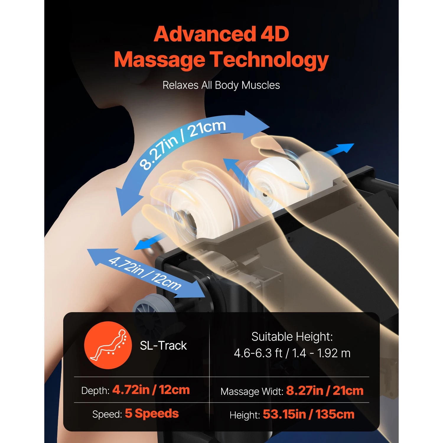4D Zero Gravity AI Massage Chair