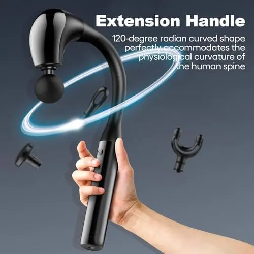 Extended Handle Deep Tissue Massage Gun