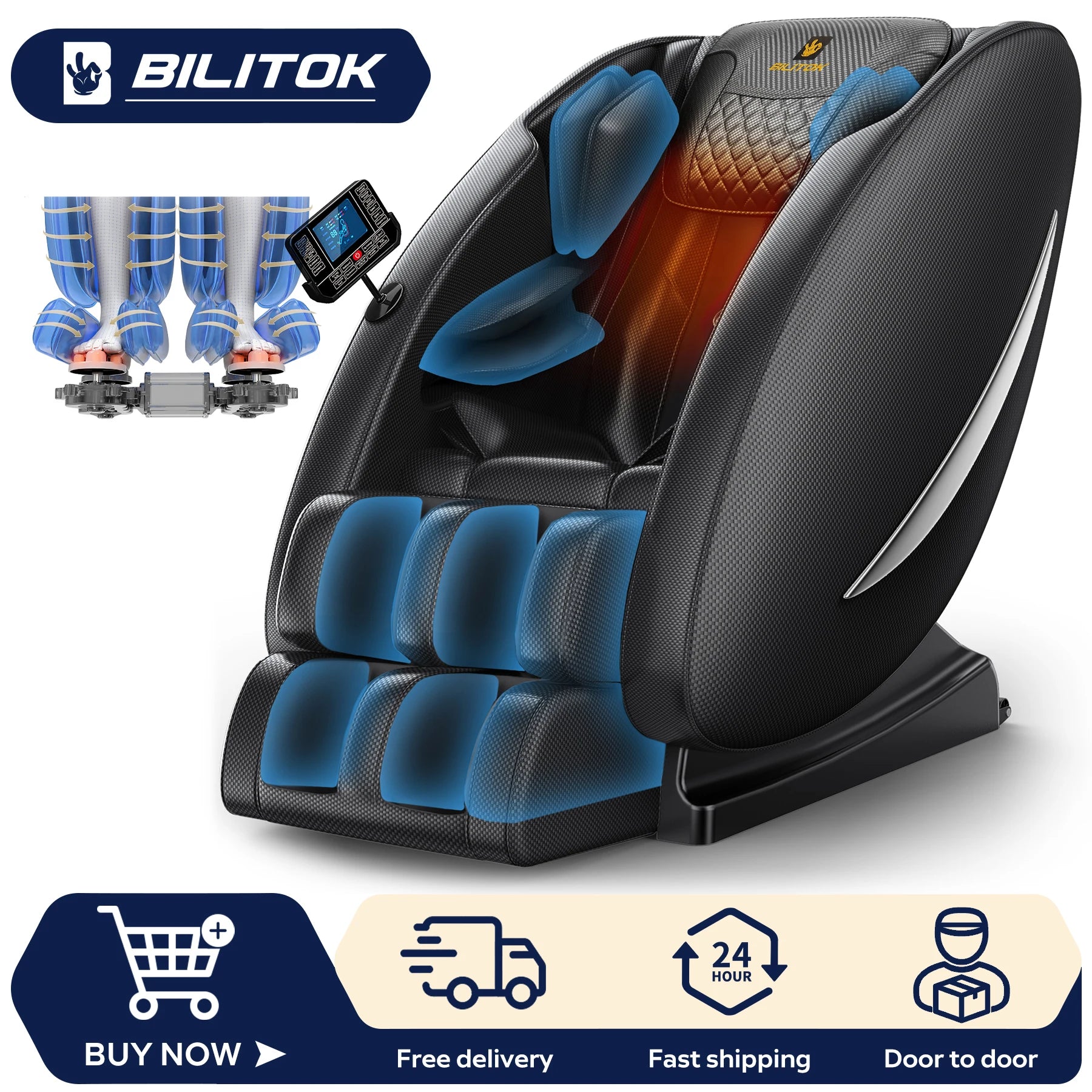 Zero Gravity Massage Chair with Heat